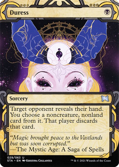 Duress (29) - BORDERLESS (Foil) - Strixhaven Mystical Archive - Game On