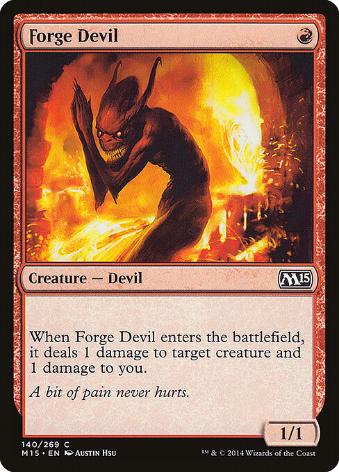 Forge Devil (140) (Foil) - Magic 2015 - Game On
