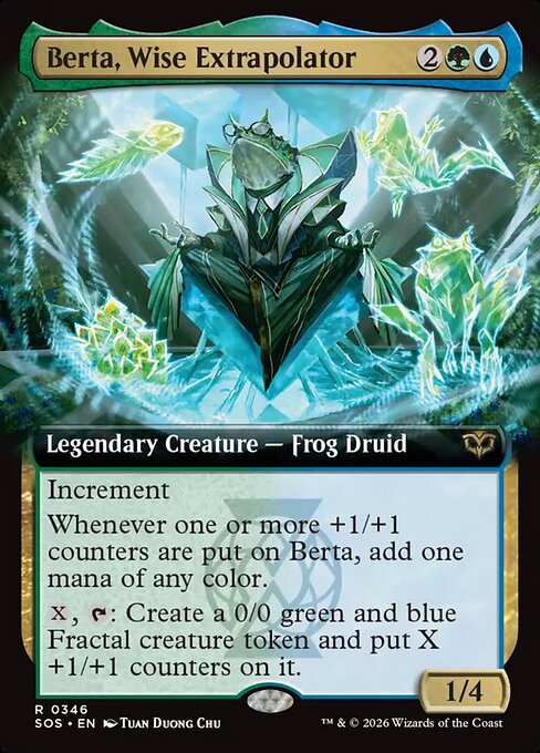 Berta, Wise Extrapolator (346) - EXTENDED ART (Foil) - Secrets of Strixhaven - Game On