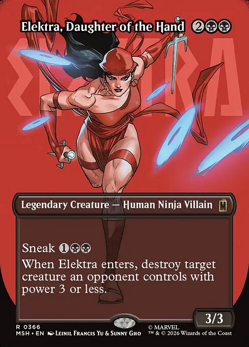 Elektra, Daughter of the Hand (366) - Marvel Super Heroes - Game On