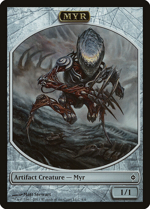 Myr (4) - New Phyrexia Tokens - Game On