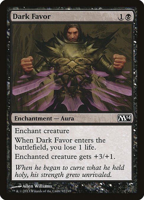 Dark Favor (92) - Magic 2014 - Game On