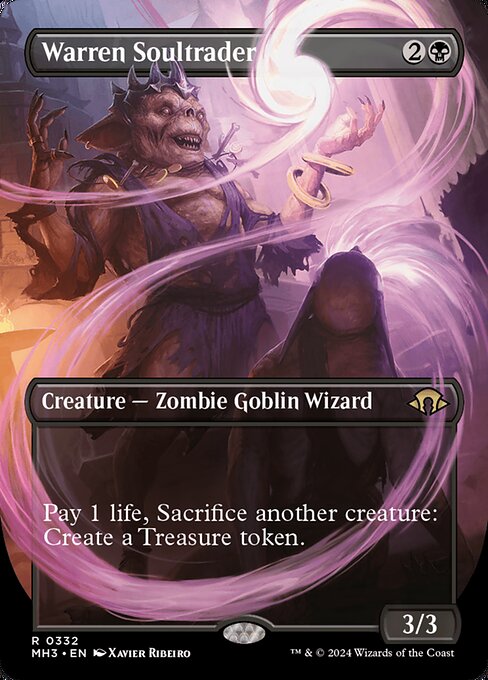 Warren Soultrader (332) - BORDERLESS - FULL ART - Modern Horizons 3 - Game On