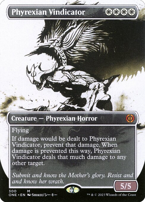 Phyrexian Vindicator (300) - BORDERLESS (Foil) - Phyrexia: All Will Be One - Game On