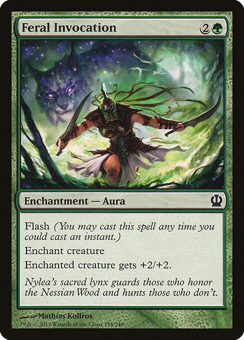 Feral Invocation (158) (Foil) - Theros - Game On