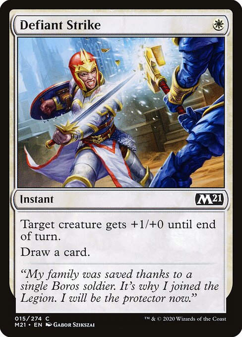 Defiant Strike (15) - Core Set 2021 - Game On