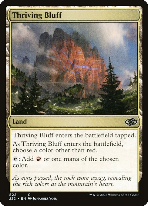 Thriving Bluff (822) - Jumpstart 2022 - Game On