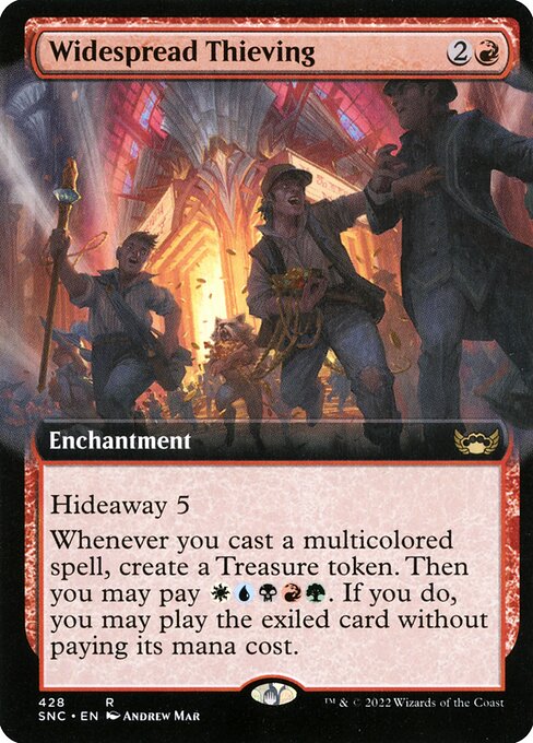 Widespread Thieving (428) - EXTENDED ART - Streets of New Capenna - Game On