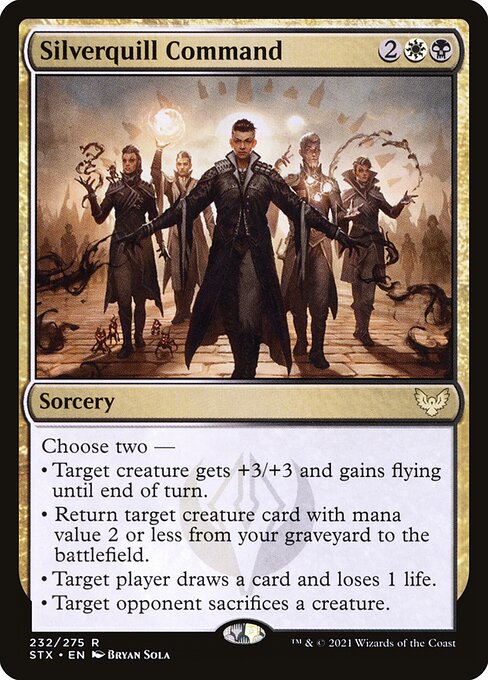 Silverquill Command (232) (Foil) - Strixhaven: School of Mages - Game On