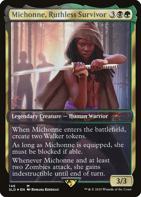 Enkira, Hostile Scavenger (146) - FULL ART (Foil) - Secret Lair Drop - Game On