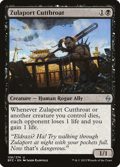 Zulaport Cutthroat (126) (Foil) - Battle for Zendikar - Game On