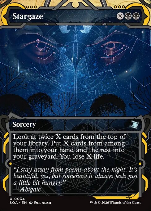 Stargaze (34) - BORDERLESS - Secrets of Strixhaven Mystical Archive - Game On