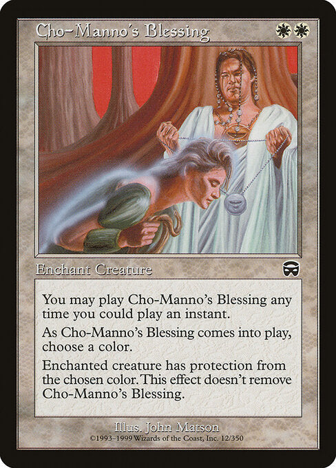 Cho-Manno's Blessing (12) - Mercadian Masques - Game On