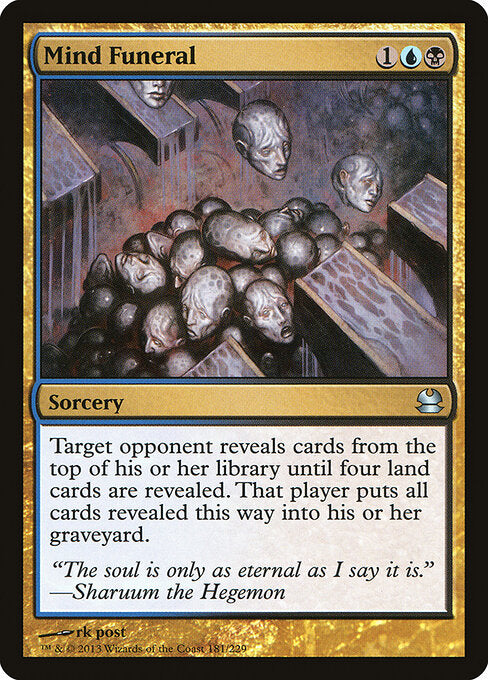 Mind Funeral (181) - Modern Masters - Game On
