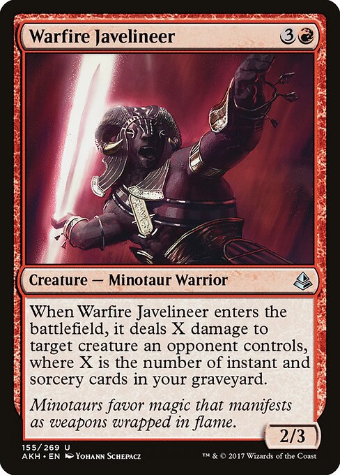 Warfire Javelineer (155) (Foil) - Amonkhet - Game On