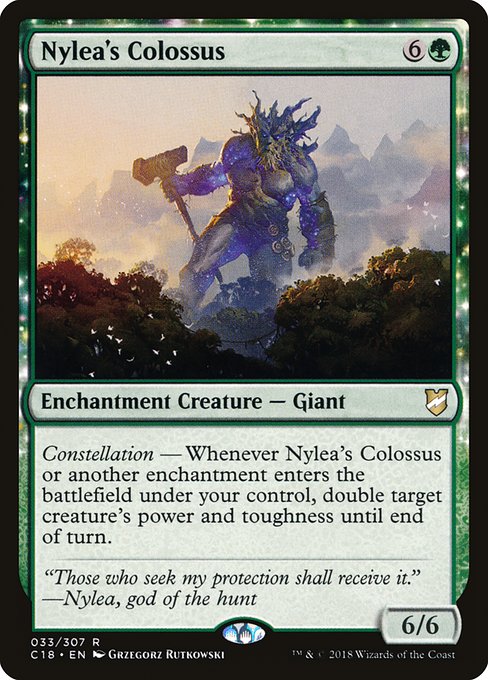 Nylea's Colossus (33) - Commander 2018 - Game On