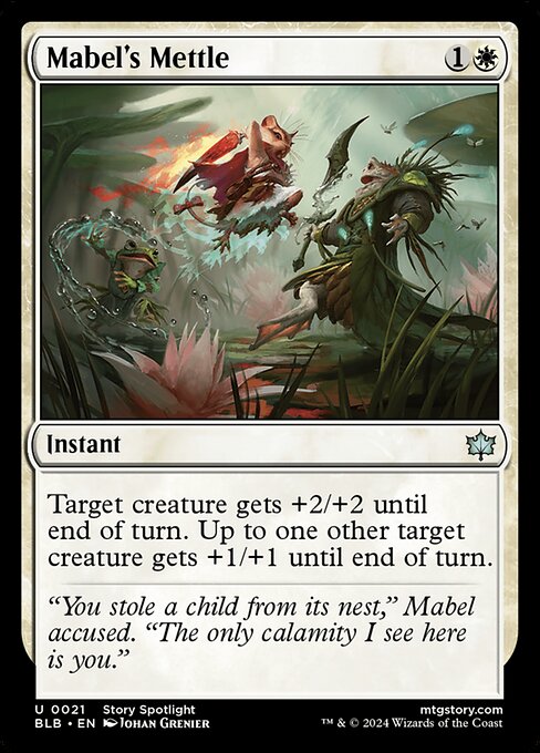 Mabel's Mettle (21) (Foil) - Bloomburrow - Game On