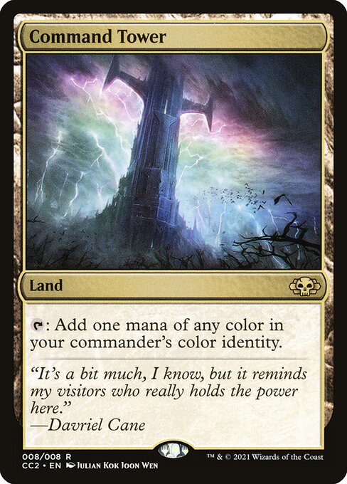 Command Tower (8) - Commander Collection: Black - Game On