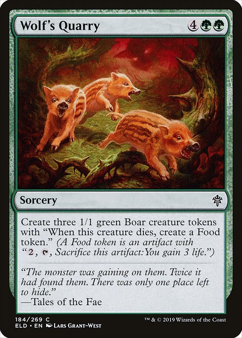 Wolf's Quarry (184) (Foil) - Throne of Eldraine - Game On