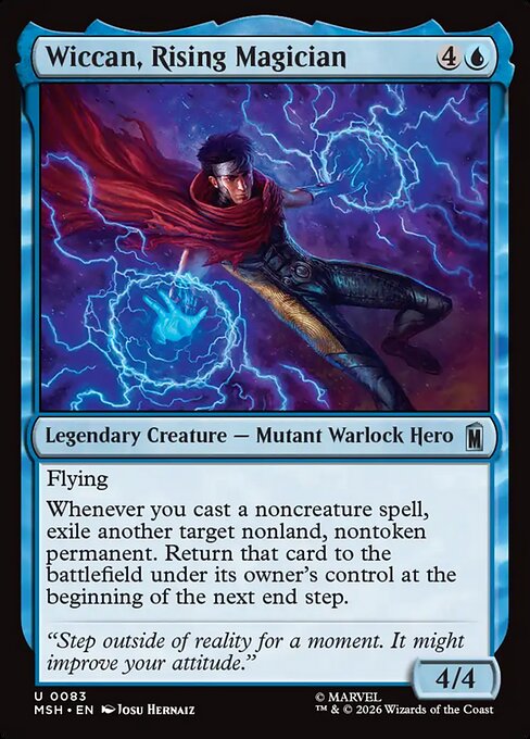 Wiccan, Rising Magician (83) - Marvel Super Heroes - Game On