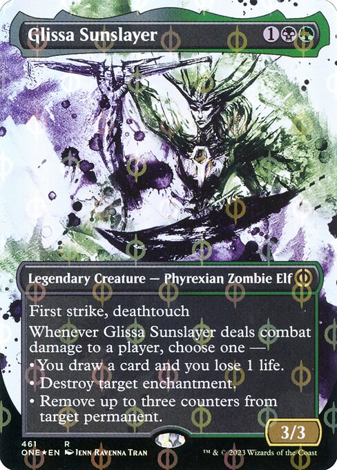 Glissa Sunslayer (461) - BORDERLESS (Foil) - Phyrexia: All Will Be One - Game On