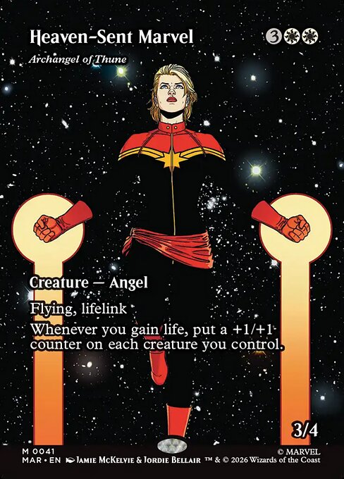 Archangel of Thune (41) - BORDERLESS - FULL ART - Marvel Universe - Game On