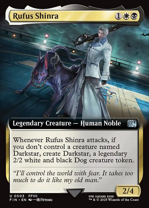 Rufus Shinra (503) - EXTENDED ART - Final Fantasy - Game On