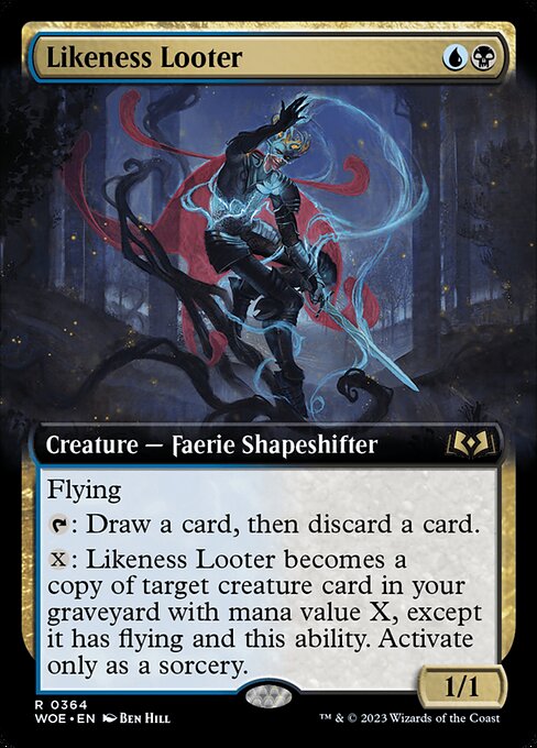 Likeness Looter (364) - EXTENDED ART (Foil) - Wilds of Eldraine - Game On