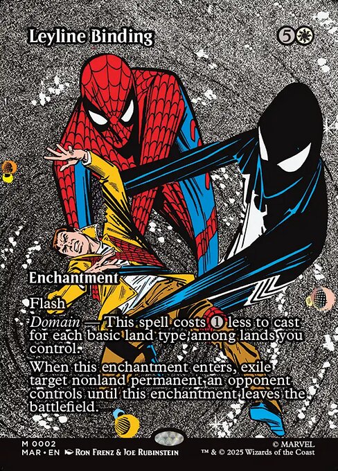 Leyline Binding (2) - BORDERLESS - FULL ART - Marvel Universe - Game On