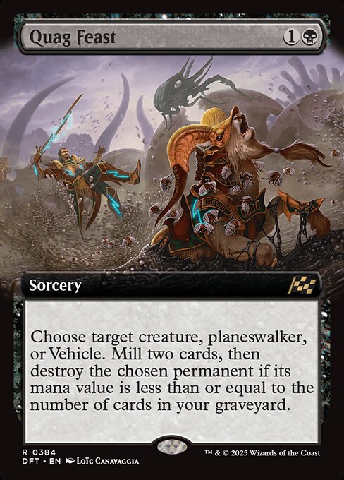 Quag Feast (384) - EXTENDED ART (Foil) - Aetherdrift - Game On