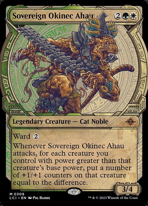Sovereign Okinec Ahau (309) - SHOWCASE (Foil) - The Lost Caverns of Ixalan - Game On