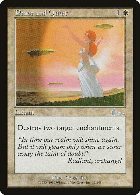 Peace and Quiet (17) (Foil) - Urza's Legacy - Game On