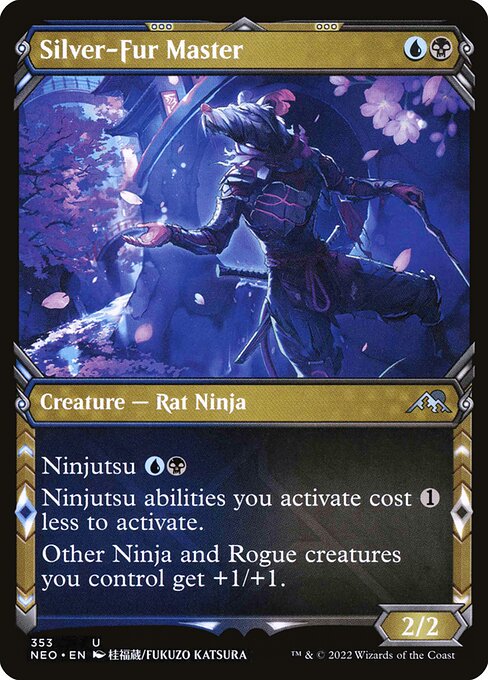 Silver-Fur Master (353) - SHOWCASE (Foil) - Kamigawa: Neon Dynasty - Game On