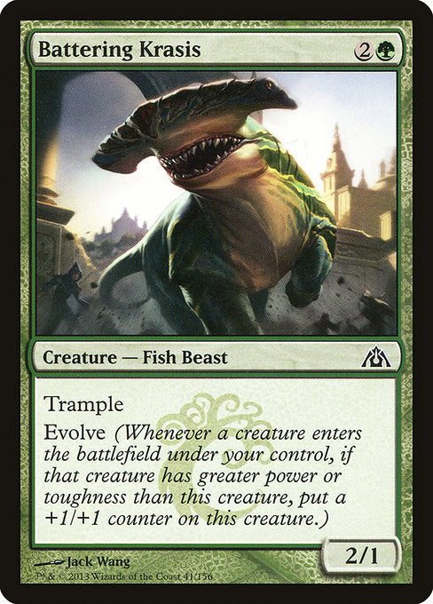 Battering Krasis (41) (Foil) - Dragon's Maze - Game On