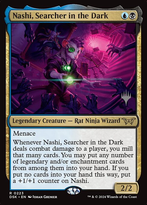 Nashi, Searcher in the Dark (223p) - Duskmourn: House of Horror Promos - Game On