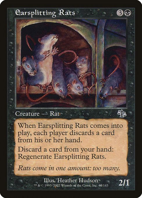 Earsplitting Rats (65) (Foil) - Judgment - Game On