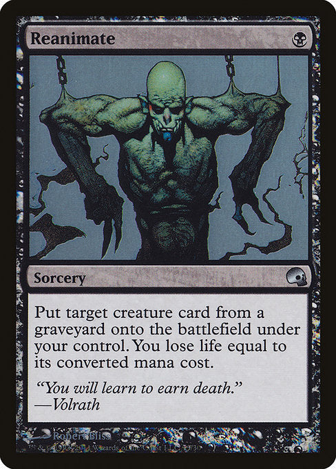 Reanimate (15) (Foil) - Premium Deck Series: Graveborn - Game On