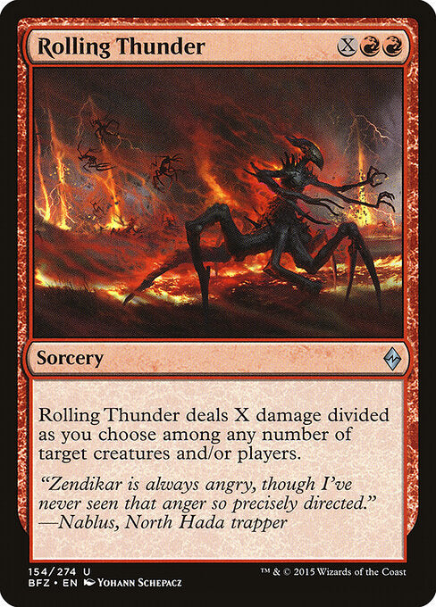 Rolling Thunder (154) (Foil) - Battle for Zendikar - Game On