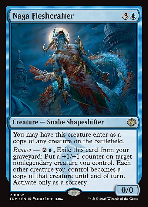 Naga Fleshcrafter (52) (Foil) - Tarkir: Dragonstorm - Game On