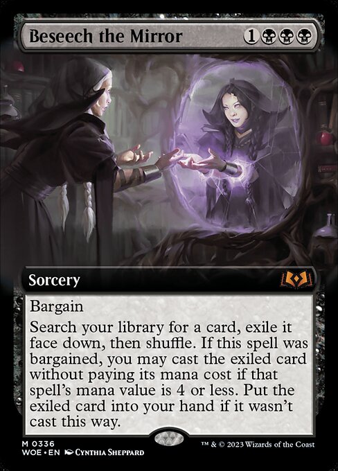 Beseech the Mirror (336) - EXTENDED ART - Wilds of Eldraine - Game On