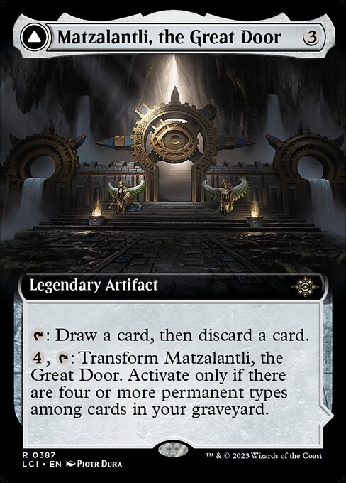 Matzalantli, the Great Door // The Core (387) - EXTENDED ART - The Lost Caverns of Ixalan - Game On