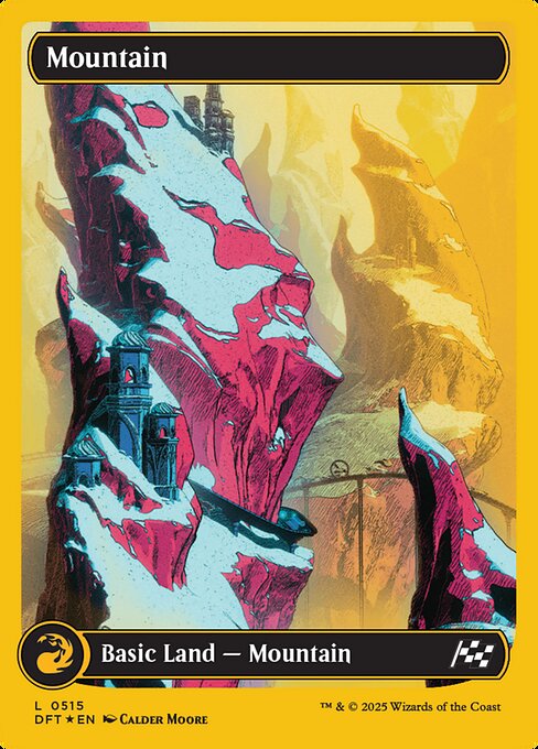 Mountain (515) - FULL ART (Foil) - Aetherdrift - Game On