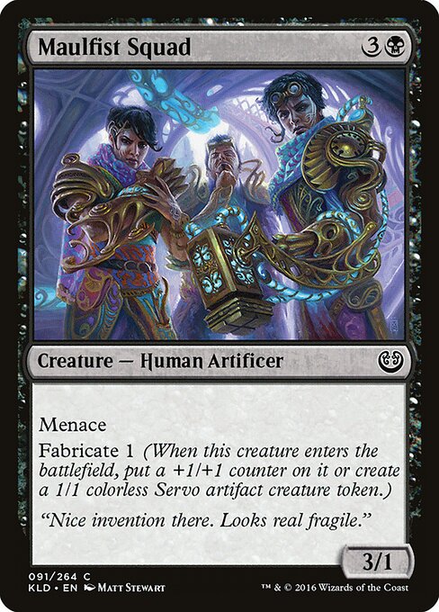 Maulfist Squad (91) (Foil) - Kaladesh - Game On