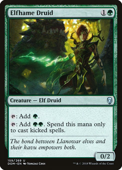 Elfhame Druid (159) - Dominaria - Game On