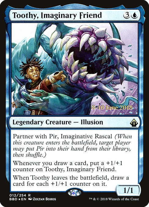 Toothy, Imaginary Friend (12s) (Foil) - Battlebond Promos - Game On