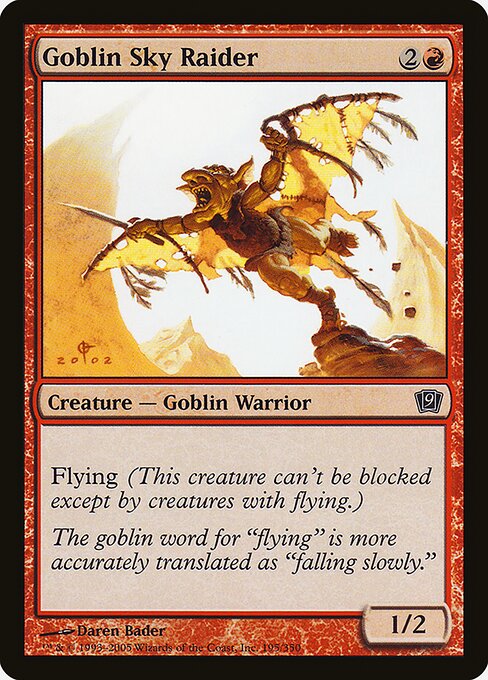 Goblin Sky Raider (195★) - Ninth Edition - Game On