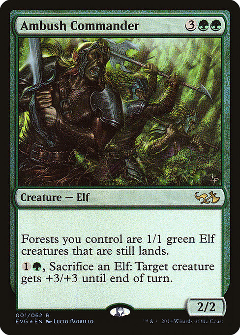 Ambush Commander (1) (Foil) - Duel Decks Anthology: Elves vs. Goblins - Game On