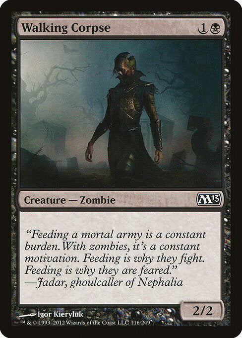 Walking Corpse (116) (Foil) - Magic 2013 - Game On