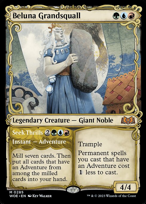 Beluna Grandsquall // Seek Thrills (285) - SHOWCASE - Wilds of Eldraine - Game On