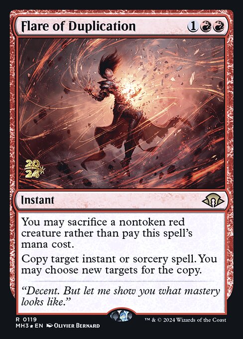 Flare of Duplication (119s) (Foil) - Modern Horizons 3 Promos - Game On